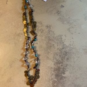 Touch of turquoise necklace